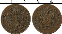 Продать Монеты Венгрия 1 полтура 1704 Медь