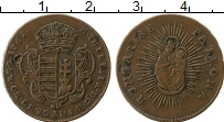 Продать Монеты Венгрия 1 полтура 1704 Медь
