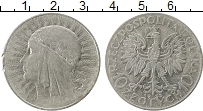 Продать Монеты Польша 10 злотых 1933 Серебро