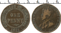Продать Монеты Австралия 1 пенни 1916 Медь