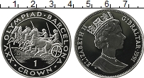 Продать Монеты Гибралтар 1 крона 1991 Медно-никель