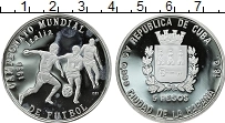 Продать Монеты Куба 5 песо 1990 Серебро