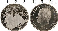 Продать Монеты Испания 1000 песет 1998 Серебро