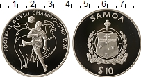 Продать Монеты Самоа 10 долларов 1998 Серебро