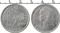 Продать Монеты Коморские острова 2 франка 1964 Алюминий