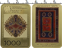 Продать Монеты Армения 1000 драм 2018 Серебро