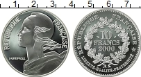 Продать Монеты Франция 10 франков 2000 Серебро