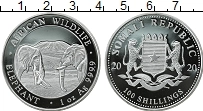 Продать Монеты Сомали 100 шиллингов 2020 Серебро