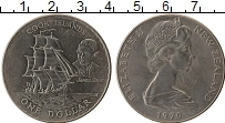 Продать Монеты Новая Зеландия 1 доллар 1970 Медно-никель