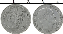 Продать Монеты Датская Вест-Индия 10 центов 1862 Серебро