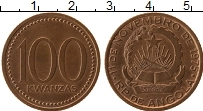 Продать Монеты Ангола 100 кванза 1975 Бронза