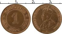 Продать Монеты Маврикий 1 цент 1922 Медь