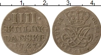 Продать Монеты Дания 4 скиллинга 1764 Серебро