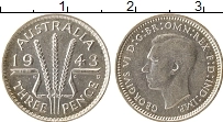 Продать Монеты Австралия 3 пенса 1943 Серебро