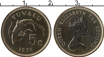 Продать Монеты Тувалу 5 центов 1976 Медно-никель