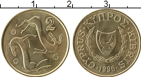 Продать Монеты Кипр 2 цента 1996 Латунь
