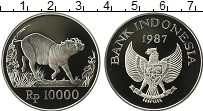 Продать Монеты Индонезия 10000 рупий 1987 Серебро