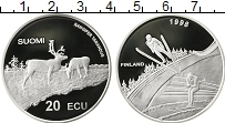Продать Монеты Финляндия 20 экю 1998 Серебро