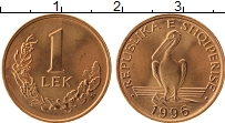 Продать Монеты Албания 1 лек 1996 Бронза