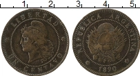 Продать Монеты Аргентина 1 сентаво 1884 Медь