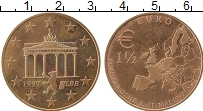 Продать Монеты Германия 1 1/2 евро 1997 сталь с медным покрытием