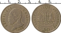 Продать Монеты Гаити 50 сантим 1908 Медно-никель