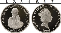 Продать Монеты Тувалу 5 долларов 1997 Серебро