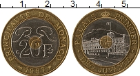 Продать Монеты Монако 20 франков 1997 Биметалл