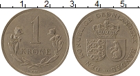 Продать Монеты Гренландия 1 крона 1960 Медно-никель