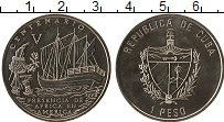 Продать Монеты Куба 1 песо 1992 Медно-никель