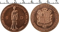 Продать Монеты Андорра 5 динерс 1986 Медь