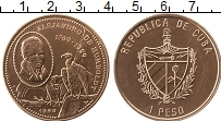 Продать Монеты Куба 1 песо 1989 Медь