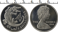 Продать Монеты Гамбия 4 шиллинга 1966 Медно-никель