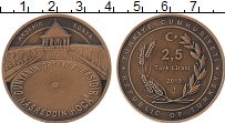 Продать Монеты Турция 2 1/2 лиры 2019 Бронза