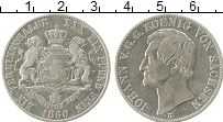 Продать Монеты Саксония 1 талер 1860 Серебро