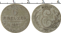 Продать Монеты Саксе-Кобург-Гота 6 крейцеров 1825 Серебро