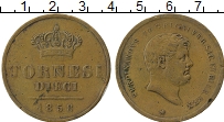 Продать Монеты Сицилия 10 торнеси 1856 Медь