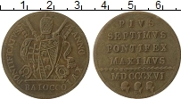 Продать Монеты Ватикан 1 байоччи 1816 Медь