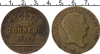 Продать Монеты Сицилия 10 торнеси 1825 Медь