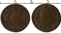 Продать Монеты Неаполь 4 кавалли 1791 Медь