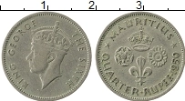 Продать Монеты Маврикий 1/4 рупии 1951 Медно-никель