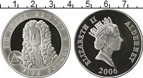 Продать Монеты Олдерни 5 фунтов 2006 Серебро
