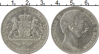 Продать Монеты Бавария 1 талер 1862 Серебро
