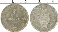 Продать Монеты Саксония 2 гроша 1864 Серебро