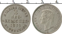 Продать Монеты Саксония 2 гроша 1873 Серебро