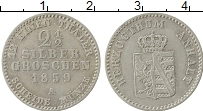 Продать Монеты Анхальт 2 1/2 гроша 1864 Серебро