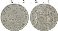 Продать Монеты Вальдек-Пирмонт 1/6 талера 1837 Серебро