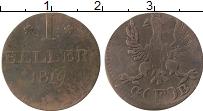 Продать Монеты Франкфурт 1 геллер 1820 Медь