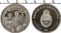 Продать Монеты Аргентина 5 песо 2014 Серебро