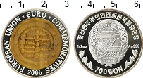 Продать Монеты Северная Корея 700 вон 2006 Серебро